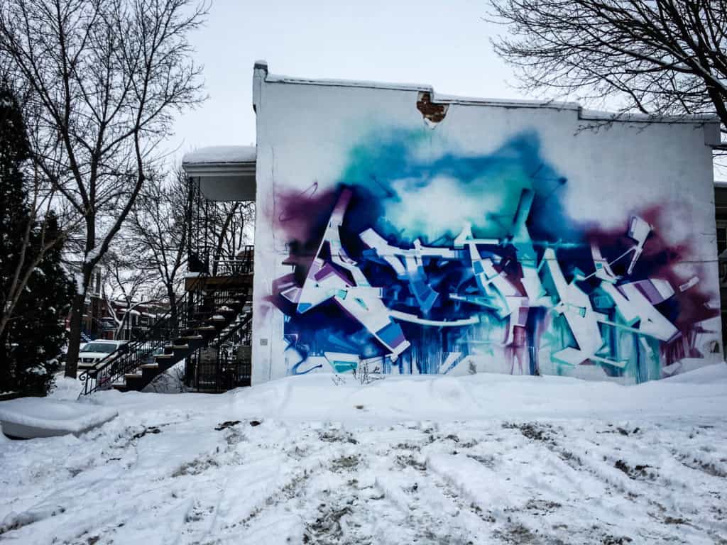 street art in Montreal, Canada