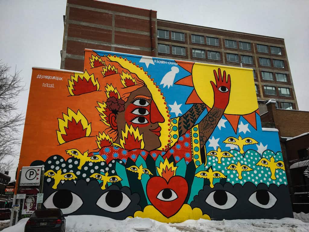 street art in Montreal, Canada