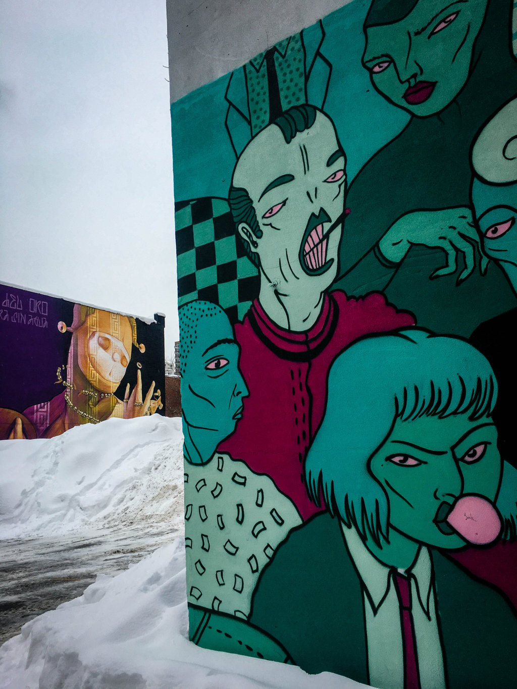 street art in Montreal, Canada