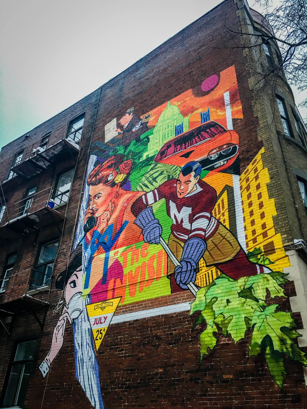street art in Montreal, Canada