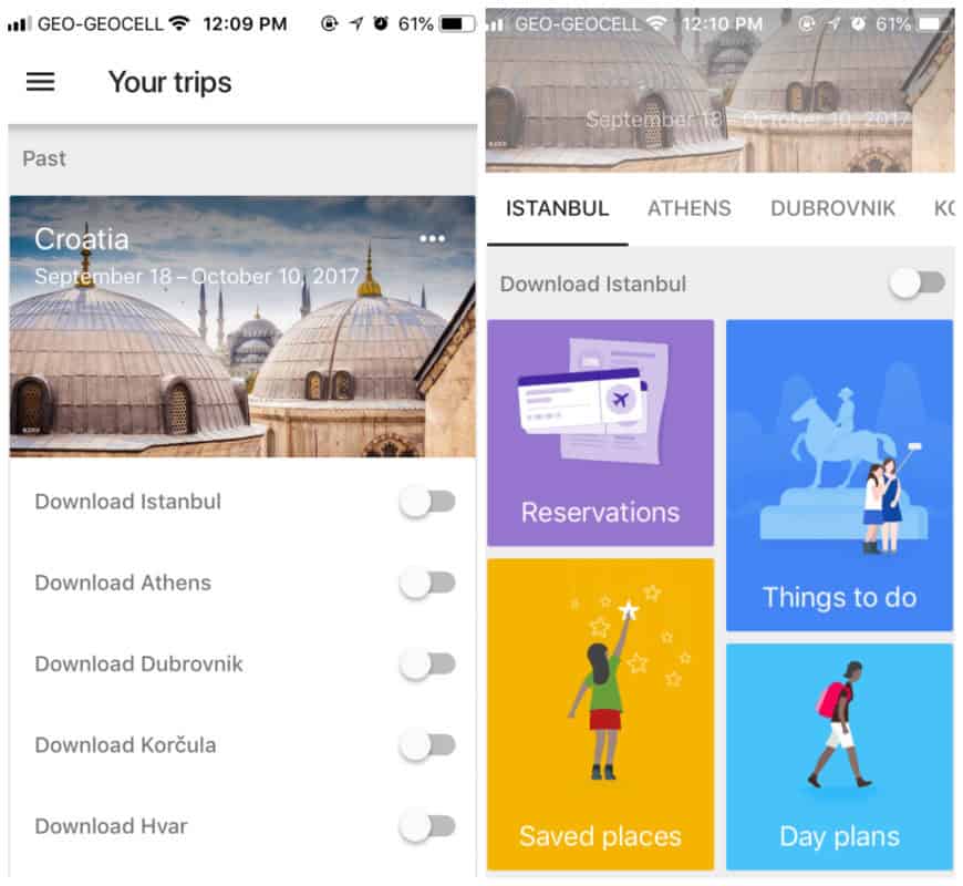 free travel apps