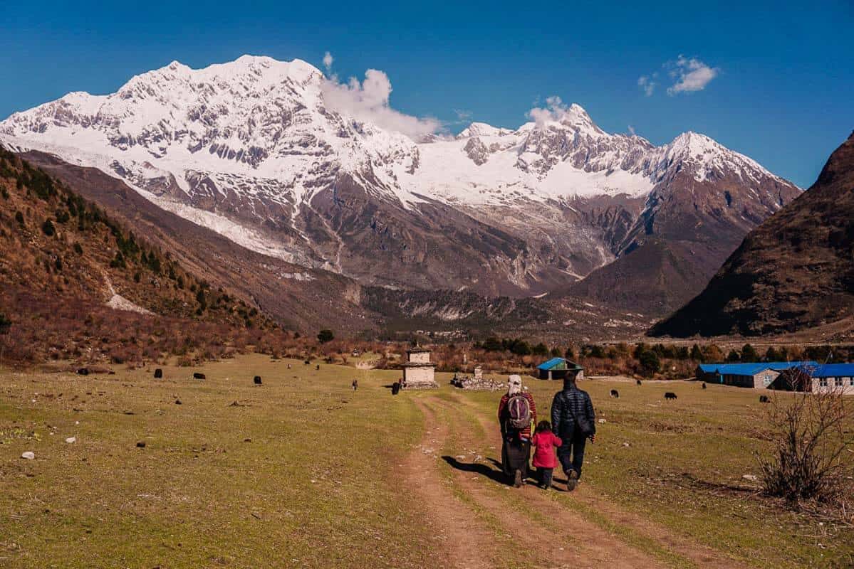 hiking in Nepal
