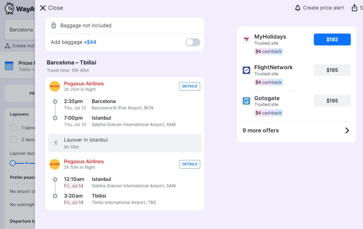 WayAway: How to Get Cashback on Flights, Hotels & Tours 7 wayaway
