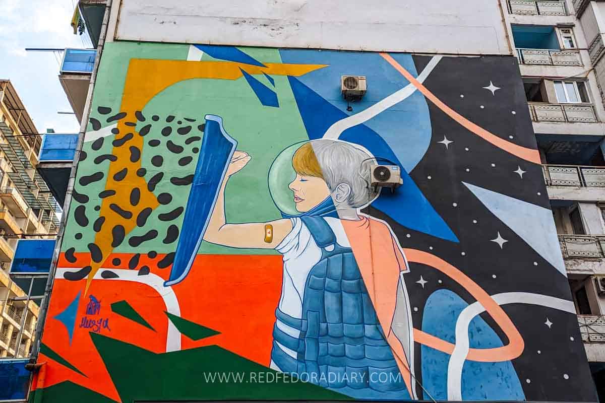 Batumi's Urban Gallery: 20 Best Street Art in Batumi with Map 12