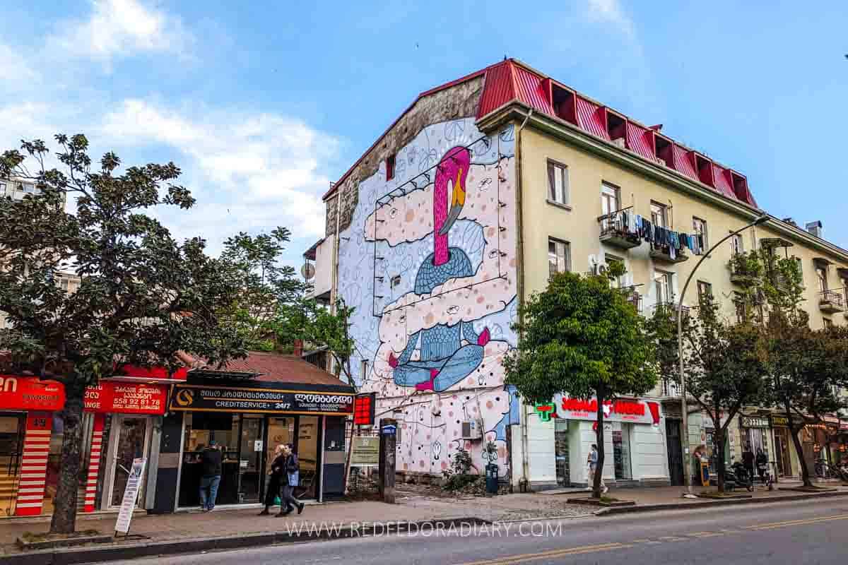 Batumi's Urban Gallery: 20 Best Street Art in Batumi with Map 9
