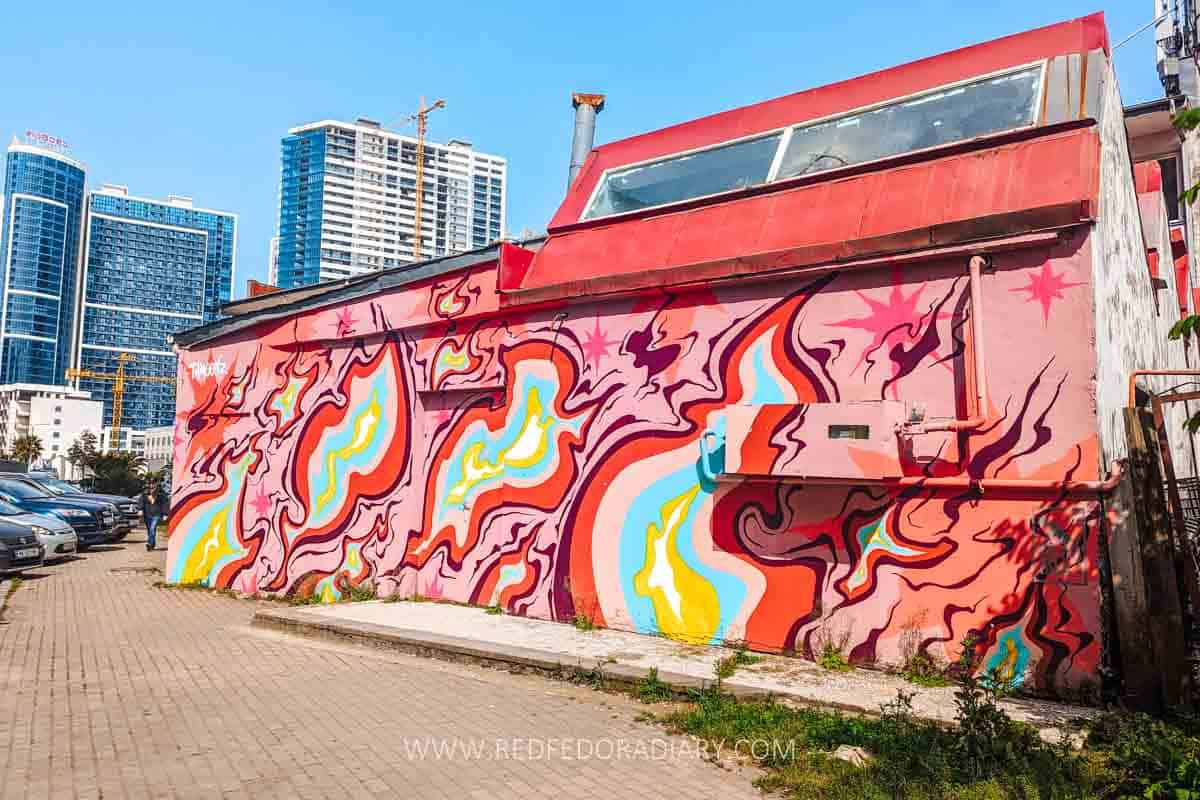 Batumi's Urban Gallery: 20 Best Street Art in Batumi with Map 16