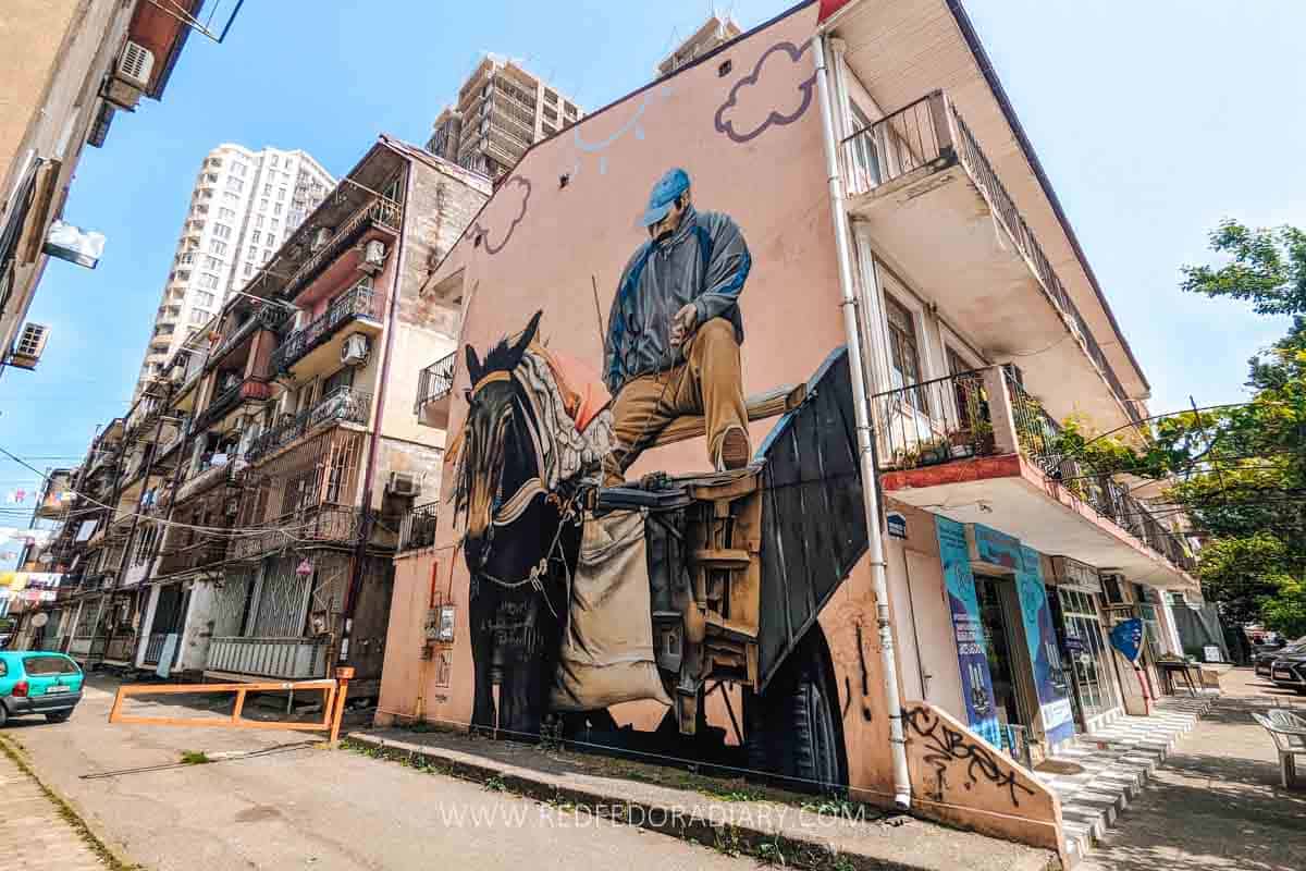 Batumi's Urban Gallery: 20 Best Street Art in Batumi with Map 4