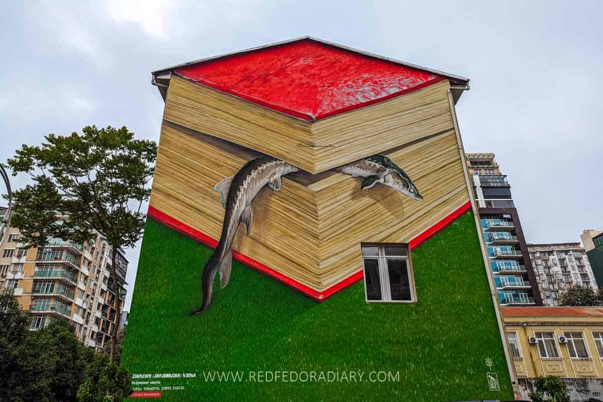 Batumi's Urban Gallery: 20 Best Street Art in Batumi with Map 7