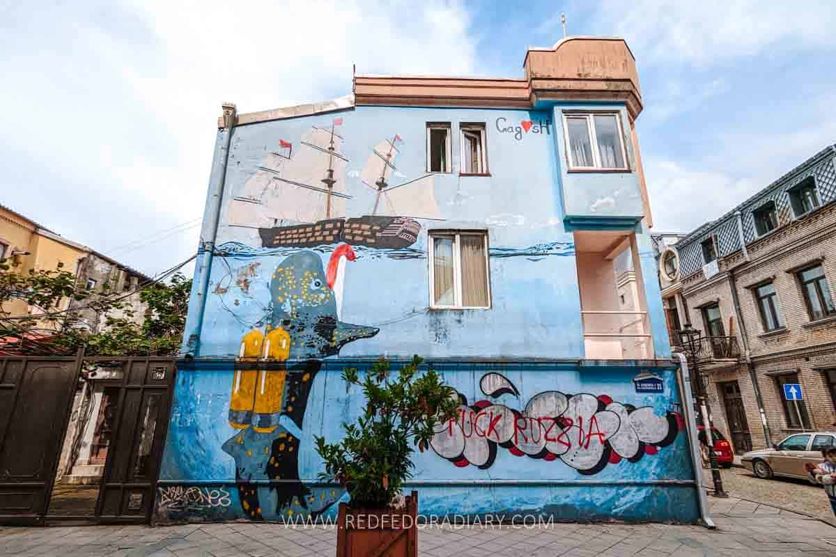 Batumi's Urban Gallery: 20 Best Street Art in Batumi with Map 3