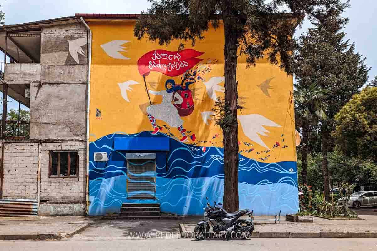 Batumi's Urban Gallery: 20 Best Street Art in Batumi with Map 18