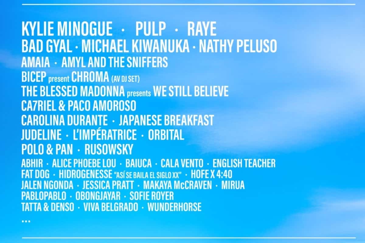 bilbao bbk live 2025 lineup