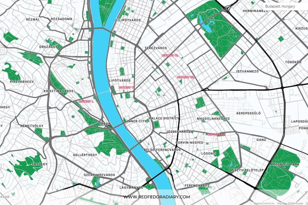 Budapest neighborhoods