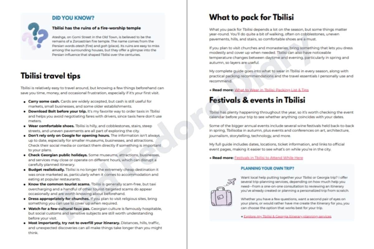 Tbilisi Free Guide 1 free tbilisi travel guide pdf