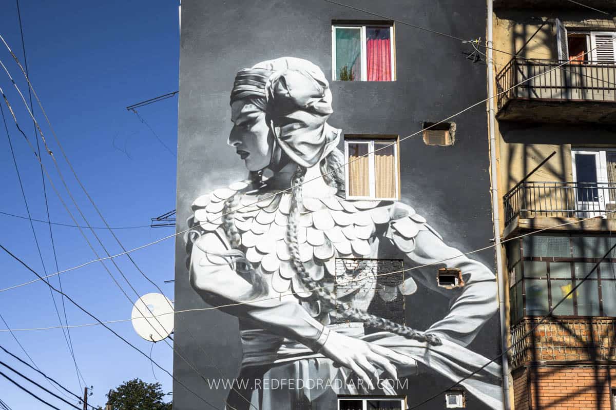 Street art in Gurjaani: 10 Beautiful Murals with a Map  2