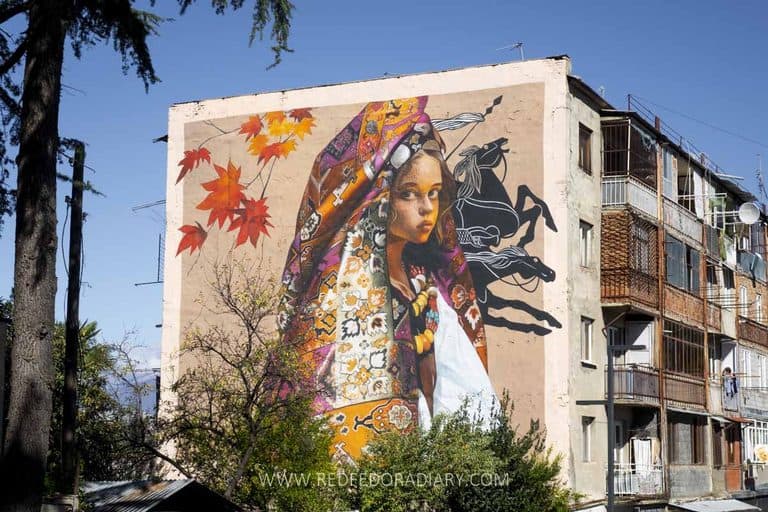 Street art in Gurjaani: 10 Beautiful Murals with a Map 1 Street art in Gurjaani: 10 Beautiful Murals with a Map