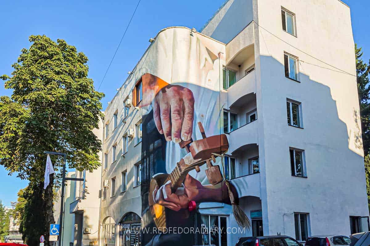 street art in Gurjaani