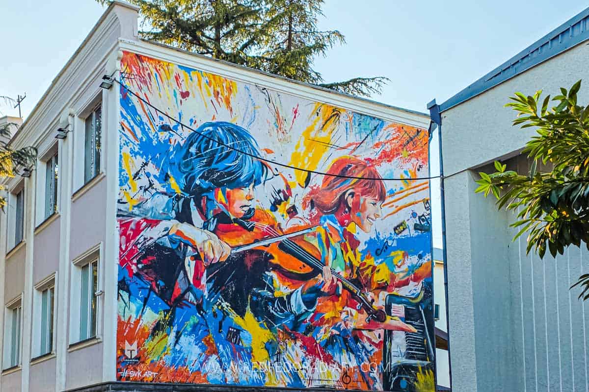 Street art in Gurjaani: 10 Beautiful Murals with a Map  5